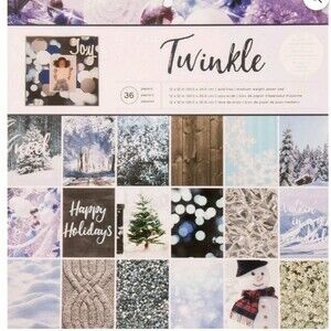 American Crafts 12x12  Twinkle Designer Paper , 36 sheets